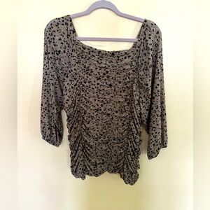 CATO cheetah print cute top